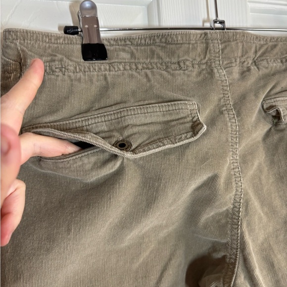 Eastern Mountain Sports EMS Women's Corduroy Straight Pants 10 Tan Khaki Stretch - Picture 7 of 9